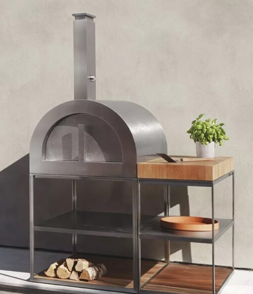 316-stainless-steel-pizza-oven-Wood-Oven-w-stand-sideboard-teak-510x591