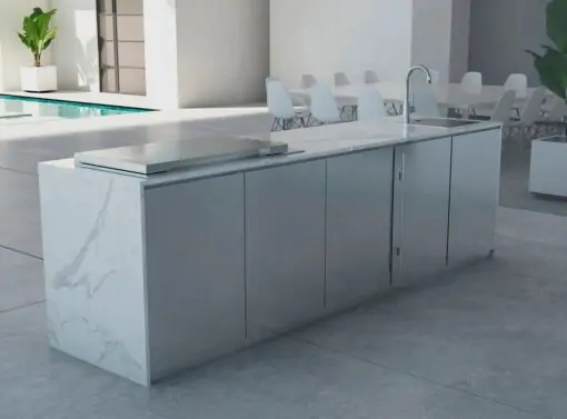 sleek-aventura-calcutta-stone-porcelain-marble-316-white-custom-modern-luxury-outdoor-kitchen-510x377