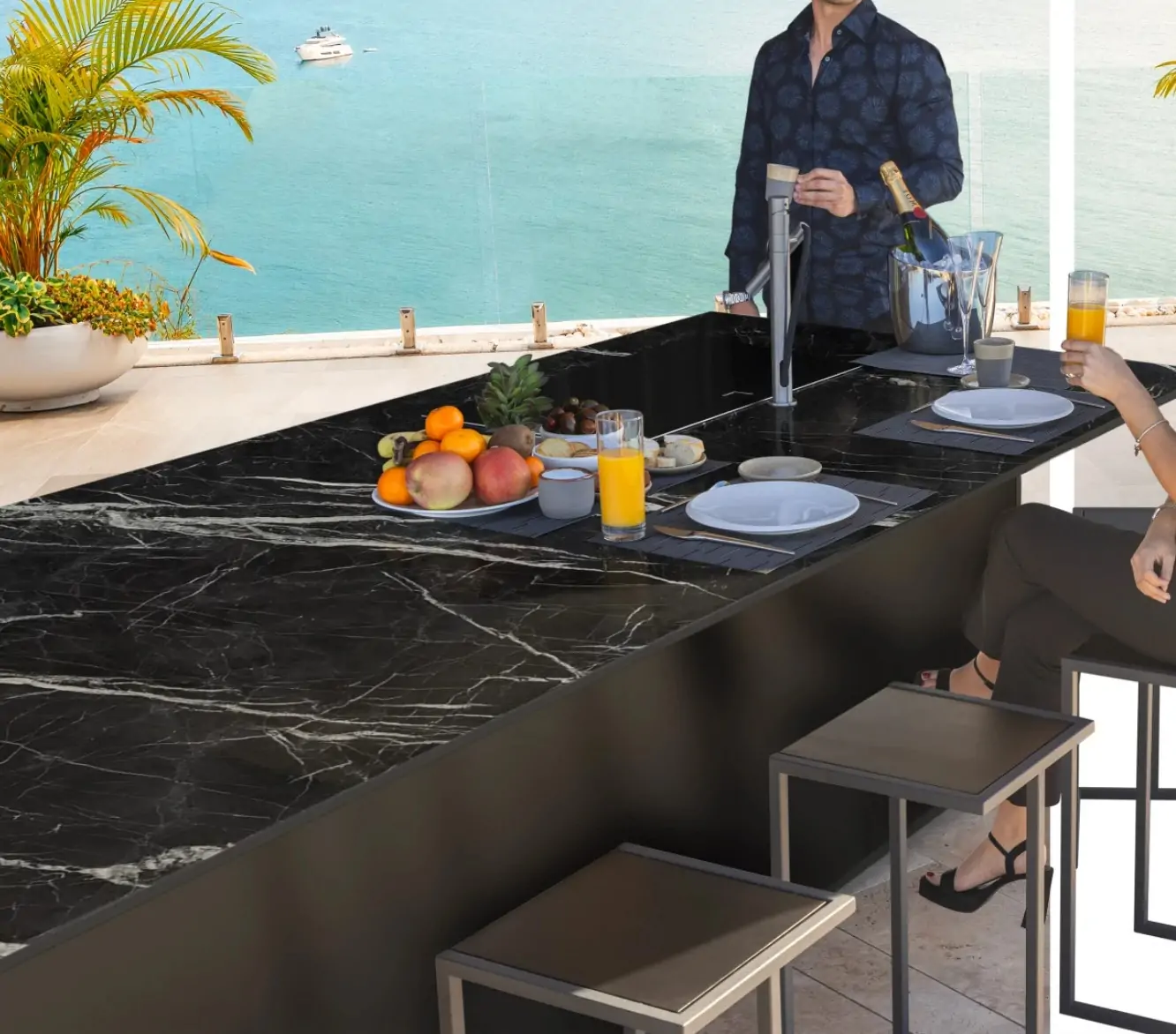 sleek-aventura-pro-bar-black-modern-outdoor-luxury-stone-porcelain-granite-calcutta-grill-kitchen-design-award-european-miami-palm-beach-florida-california-la-beverly-hills